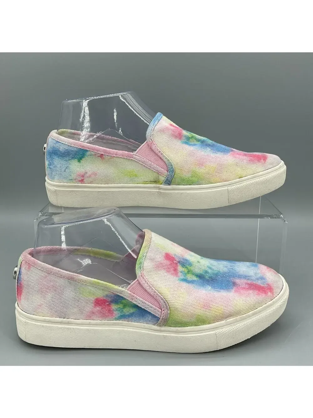 Steve Madden Women’s Jexit Canvas Slip on Sneakers Tie dye Size 5